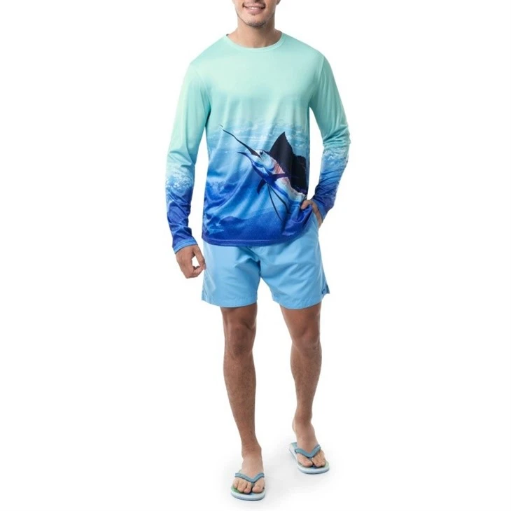 Oem Manufacturer Outdoor Hunting Upf 50 Anti-bacterial Moisture Wicking Long Sleeve Hooded Fishing Shirt